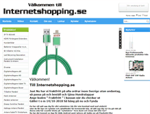 Tablet Screenshot of internetshopping.se